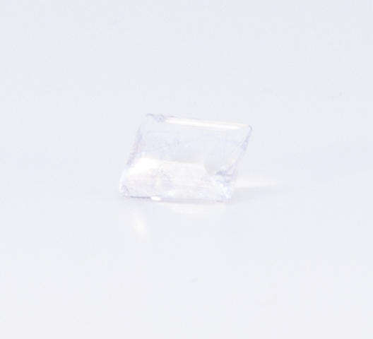 1.1ct White Aquamarine VVS Princess Shape (6.9x5.8x3.8 mm) Unheated gemstone from Sri Lanka