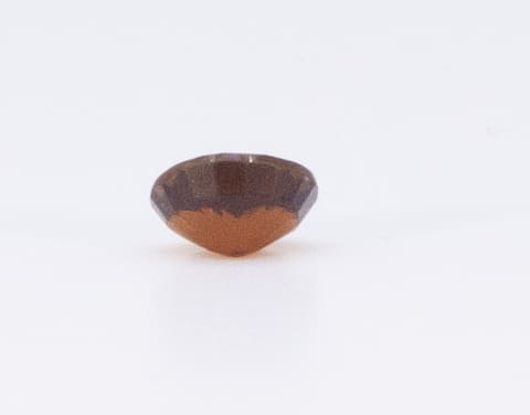 0.8ct Orange Citrine VVS Round Shape (6.2x5.9x3.5 mm) Unheated gemstone from Sri Lanka