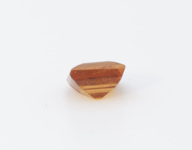 1.2ct Orange Citrine VVS Asscher Shape (5.9x5.3x3.9 mm) Unheated gemstone from Sri Lanka