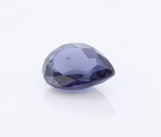 1.4ct Dark Blue Spinel SI1 Pear Shape (6x7.9x3.3 mm) Unheated gemstone from Sri Lanka