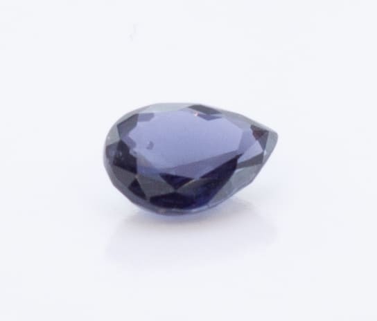1.4ct Dark Blue Spinel SI1 Pear Shape (6x7.9x3.3 mm) Unheated gemstone from Sri Lanka