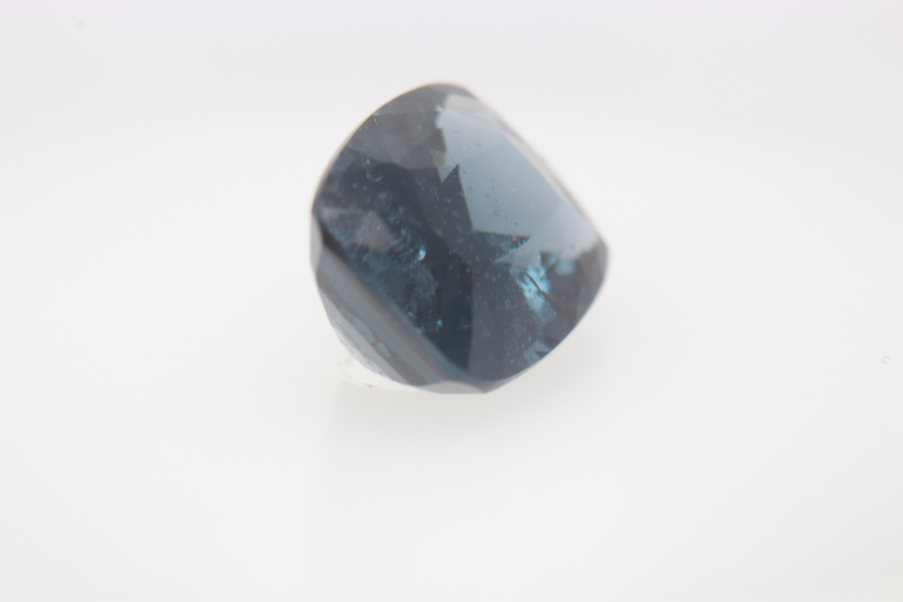 3ct Blue Spinel Cloud Fancy Cushion Shape (10x6.9x4.9 mm) Unheated gemstone from Sri Lanka