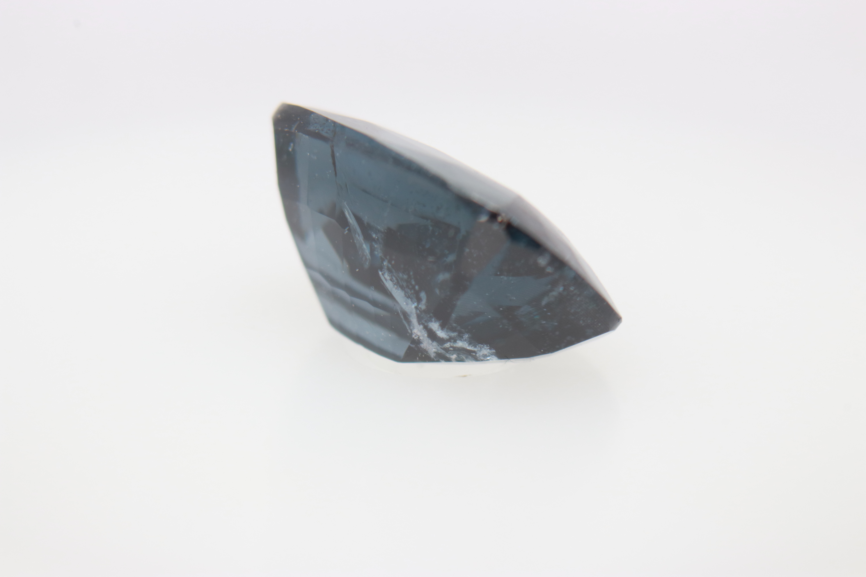 3ct Blue Spinel Cloud Fancy Cushion Shape (10x6.9x4.9 mm) Unheated gemstone from Sri Lanka
