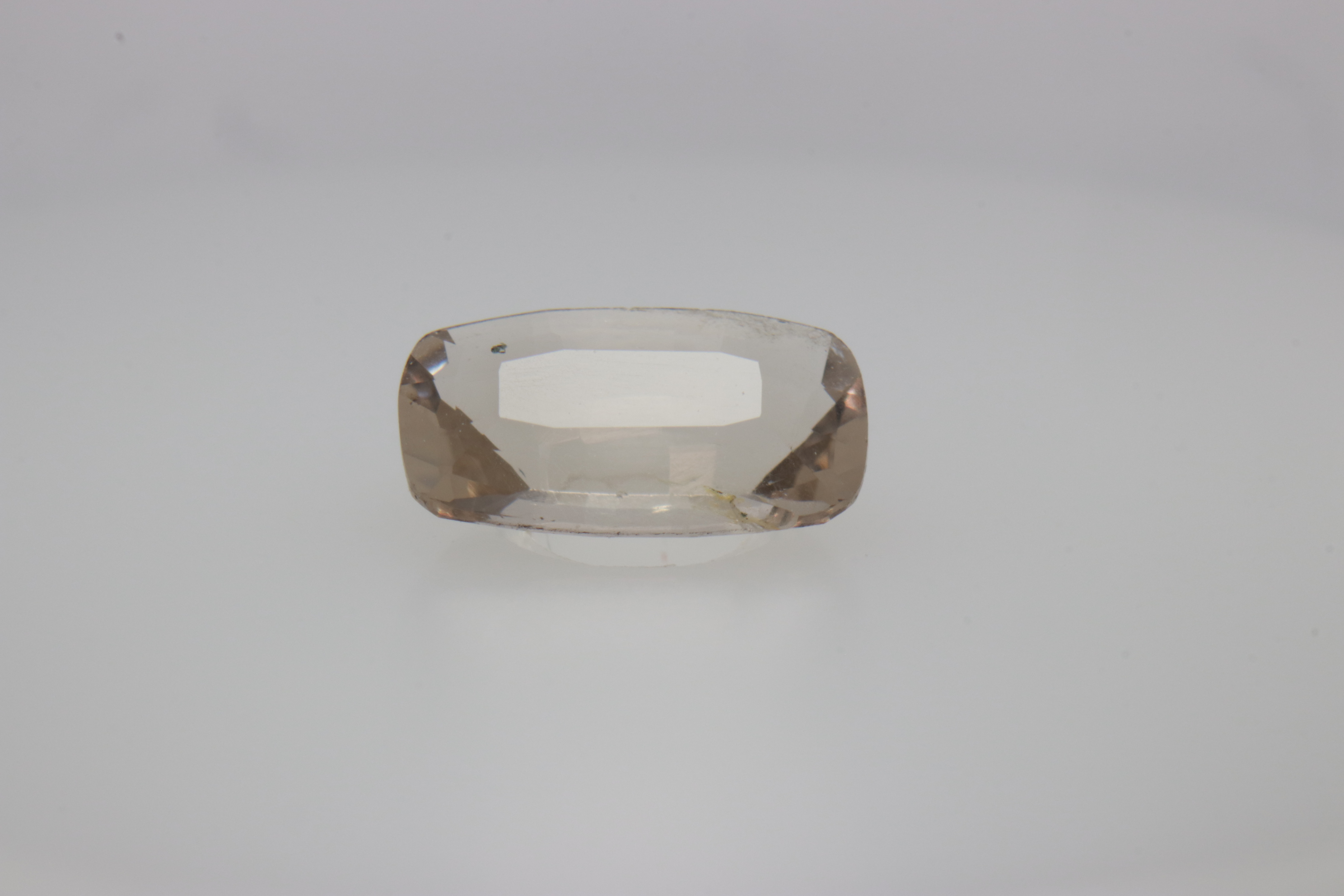 0.7ct White - Off Spinel SI1 Fancy Cushion Shape (7.3x4.4x2.8 mm) Unheated gemstone from Sri Lanka