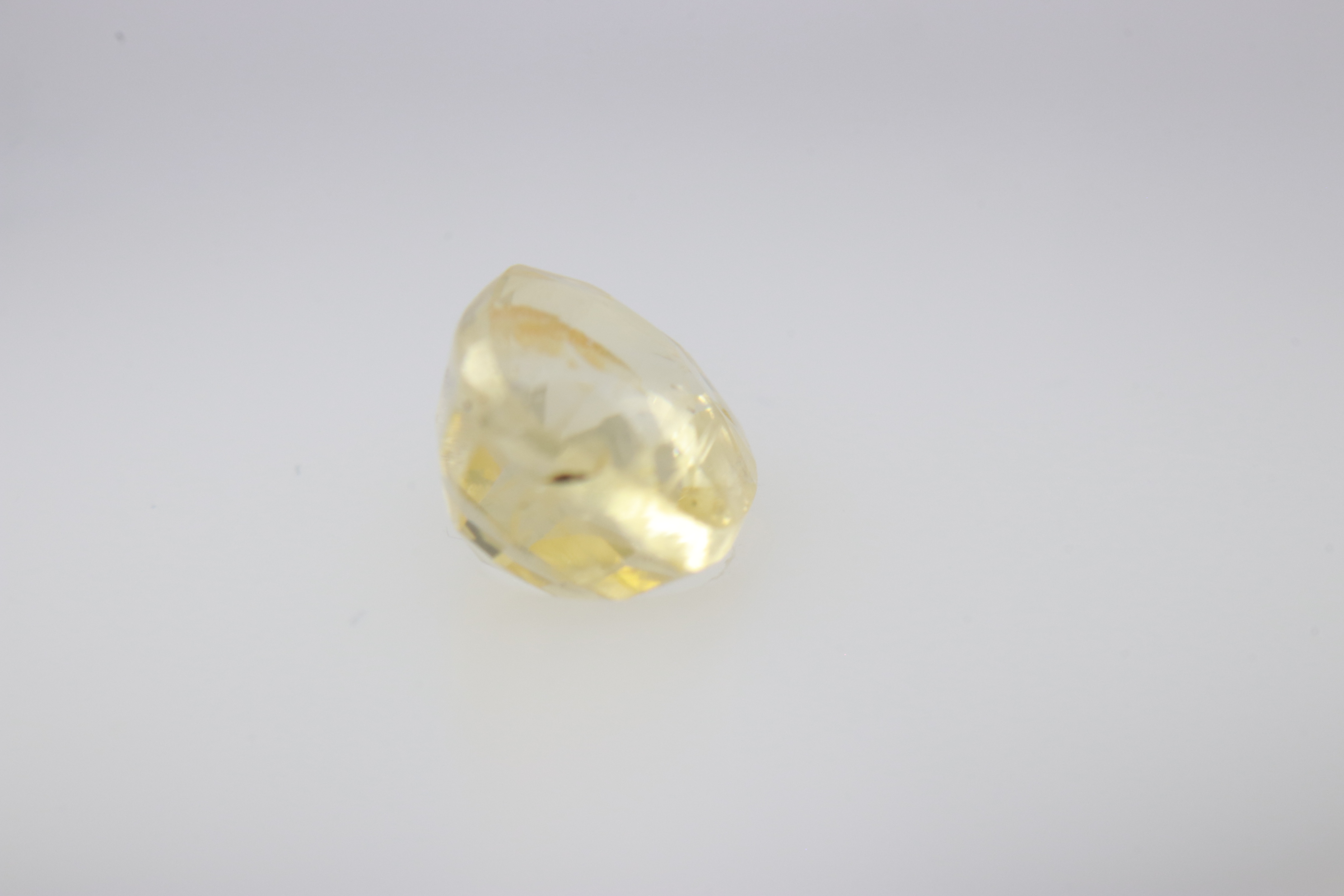 1.3ct Yellow Sapphire VVS1 Emerald Shape (6.7x5.2x3.6 mm) Unheated gemstone from Sri Lanka