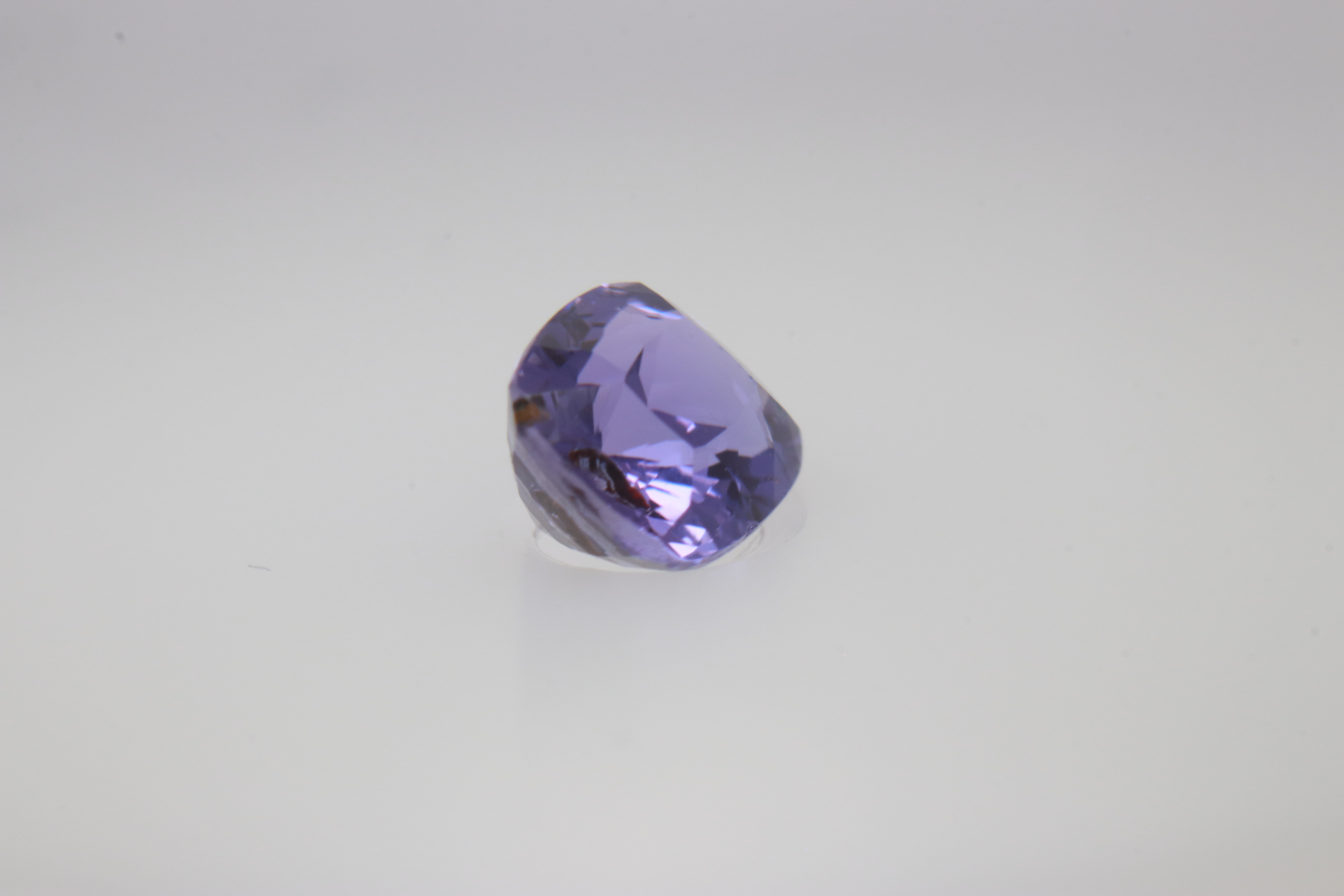0.85ct Alice Blue Sapphire VSI Fancy Cushion Shape (5.6x4.2x3.3 mm) Unheated gemstone from Sri Lanka