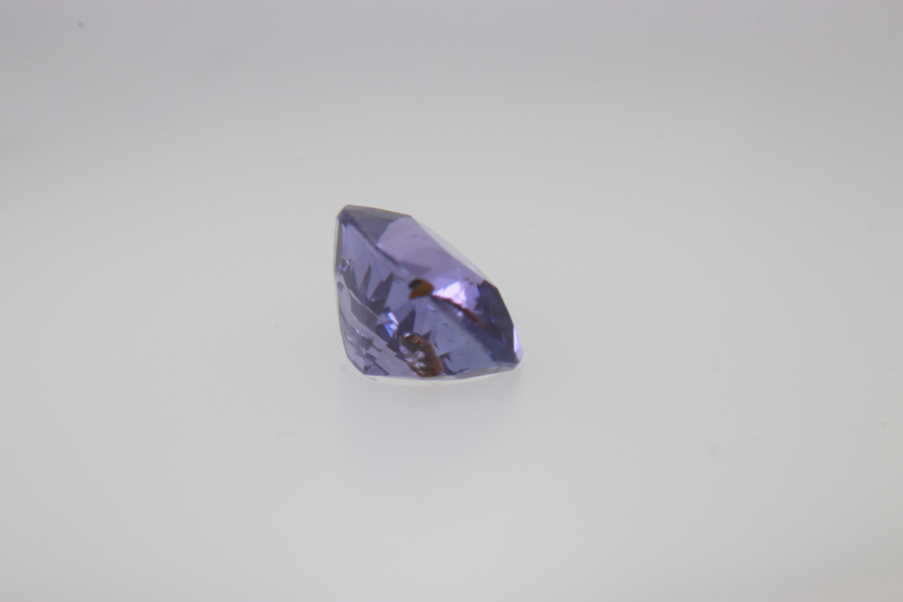 0.85ct Alice Blue Sapphire VSI Fancy Cushion Shape (5.6x4.2x3.3 mm) Unheated gemstone from Sri Lanka
