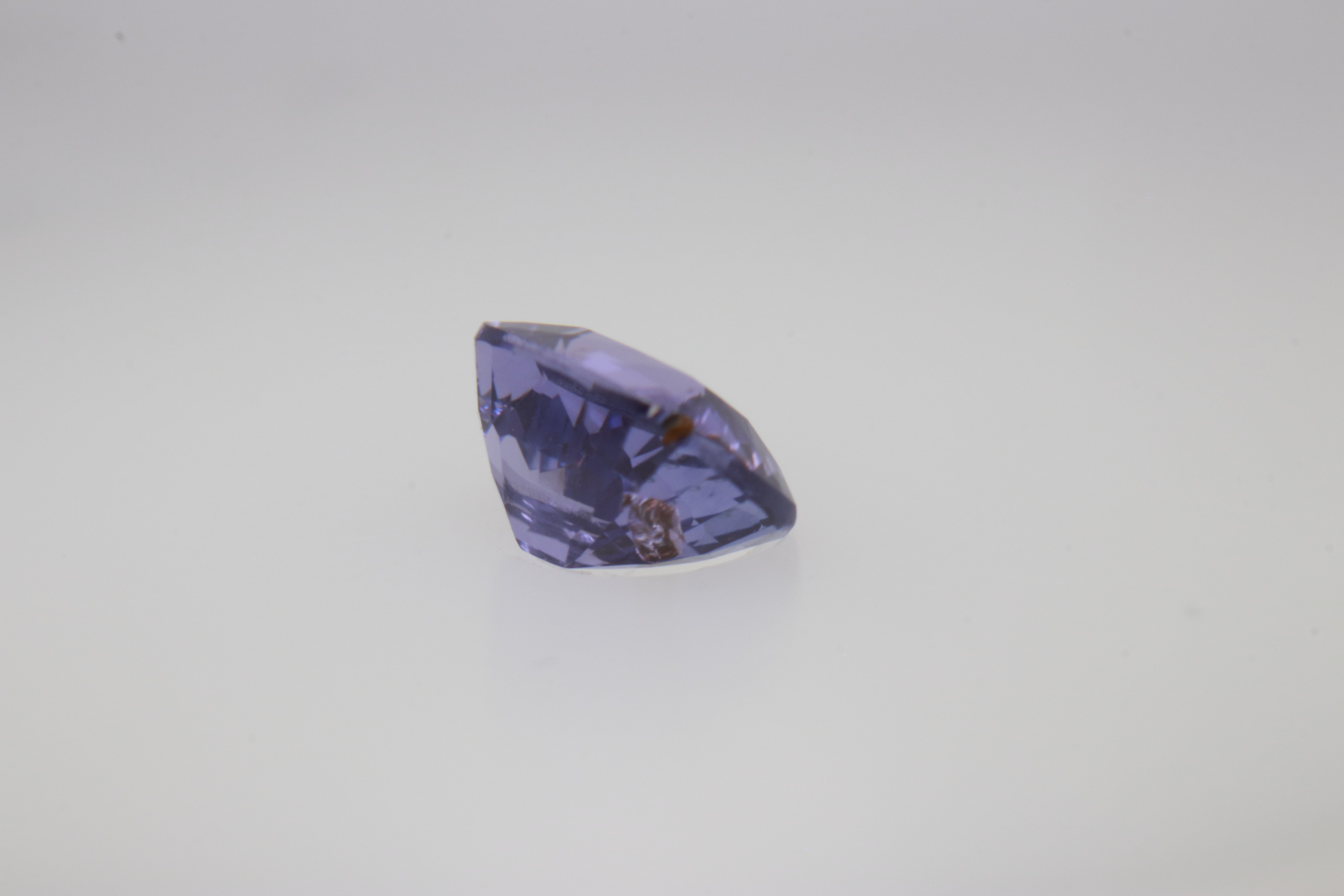 0.85ct Alice Blue Sapphire VSI Fancy Cushion Shape (5.6x4.2x3.3 mm) Unheated gemstone from Sri Lanka
