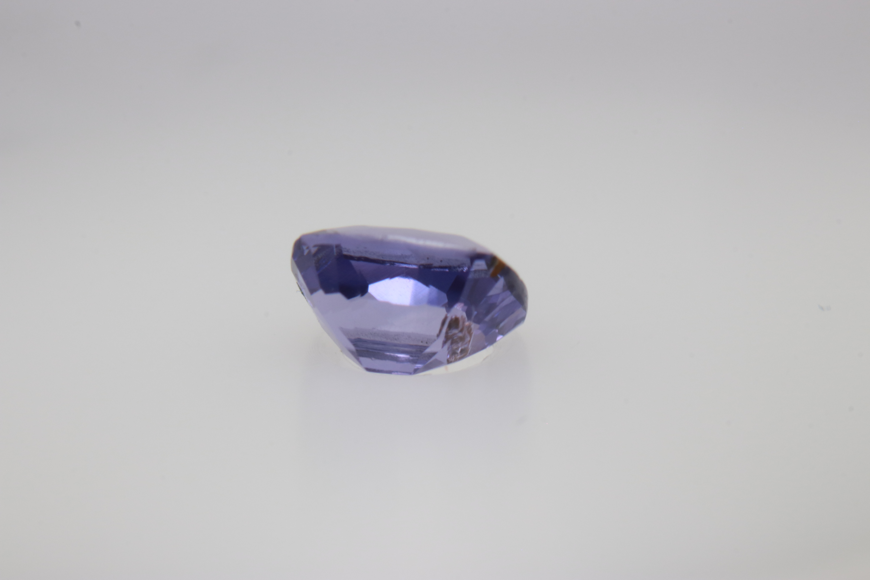 0.85ct Alice Blue Sapphire VSI Fancy Cushion Shape (5.6x4.2x3.3 mm) Unheated gemstone from Sri Lanka
