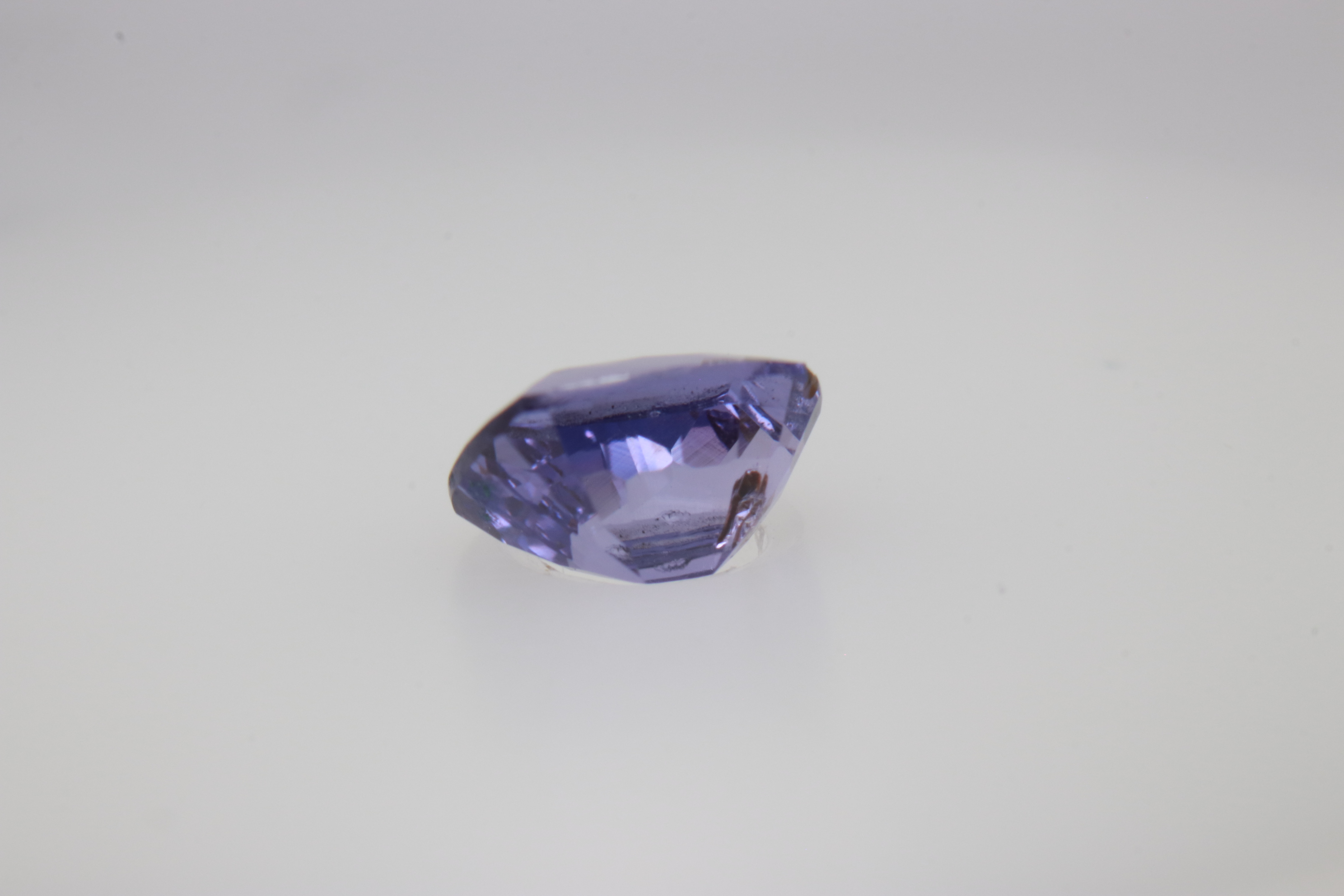 0.85ct Alice Blue Sapphire VSI Fancy Cushion Shape (5.6x4.2x3.3 mm) Unheated gemstone from Sri Lanka