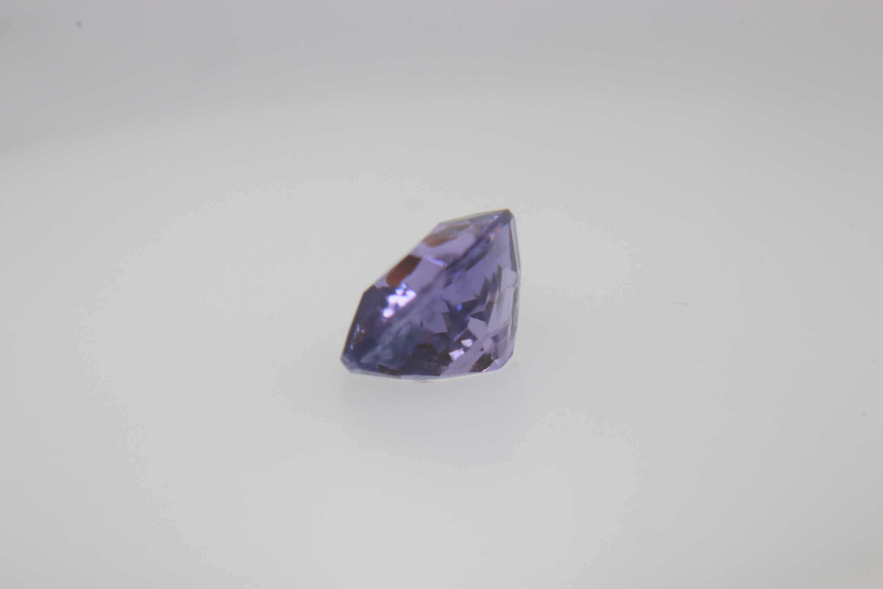 0.85ct Alice Blue Sapphire VSI Fancy Cushion Shape (5.6x4.2x3.3 mm) Unheated gemstone from Sri Lanka