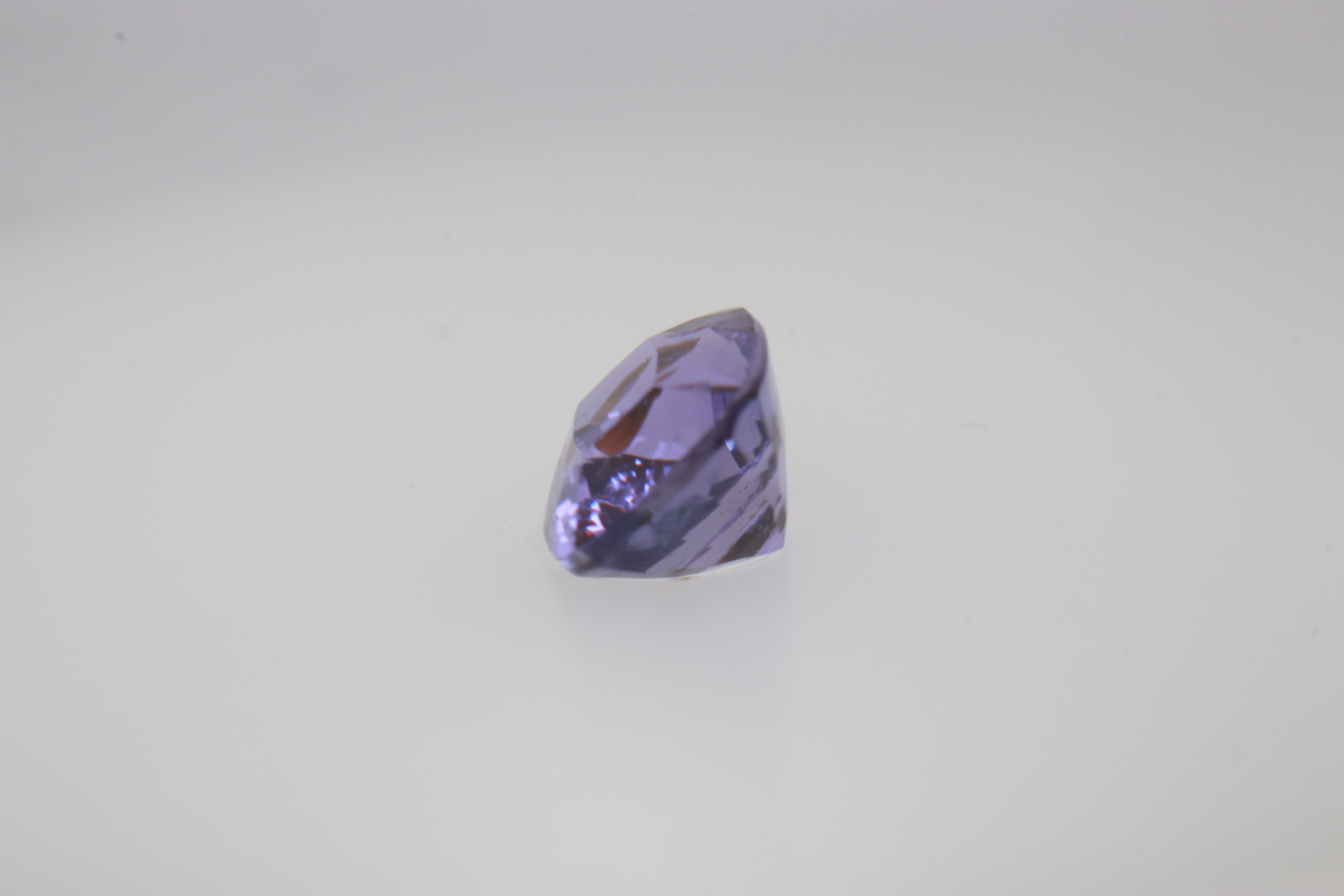 0.85ct Alice Blue Sapphire VSI Fancy Cushion Shape (5.6x4.2x3.3 mm) Unheated gemstone from Sri Lanka