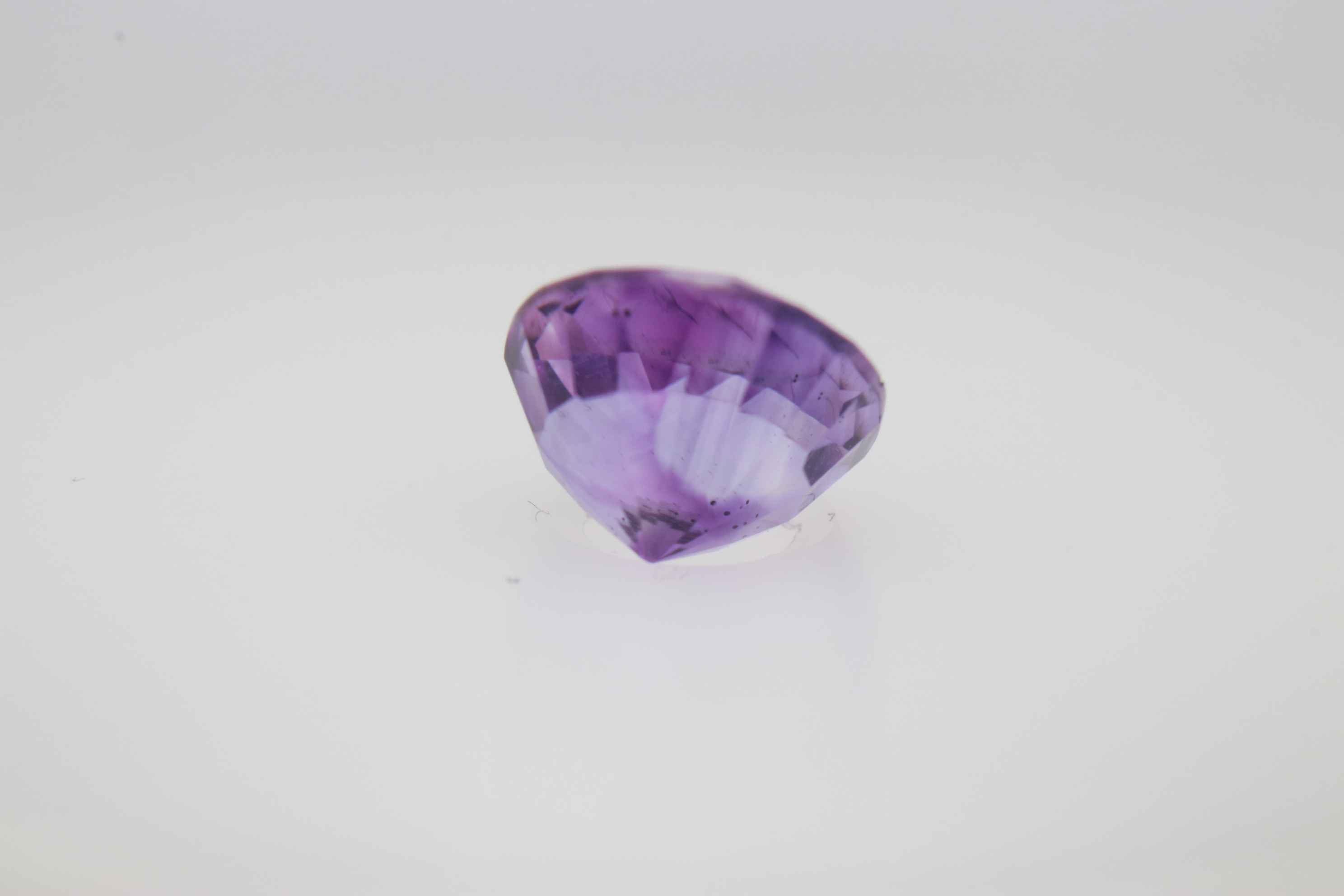 1.1ct Purple Spinel VVS Round Shape (0x6.2x4.5 mm) Unheated gemstone from Sri Lanka