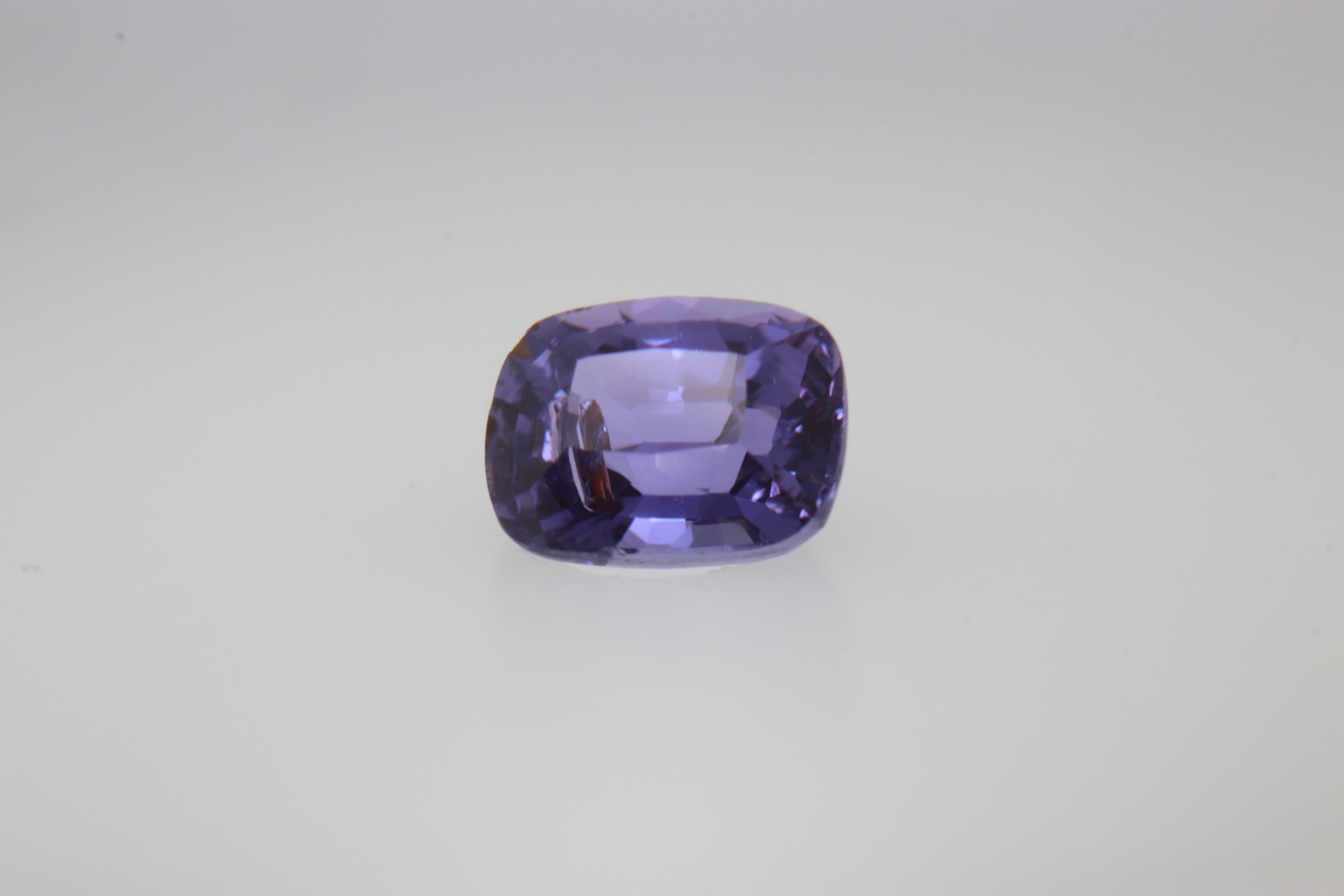 0.85ct Alice Blue Sapphire VSI Fancy Cushion Shape (5.6x4.2x3.3 mm) Unheated gemstone from Sri Lanka